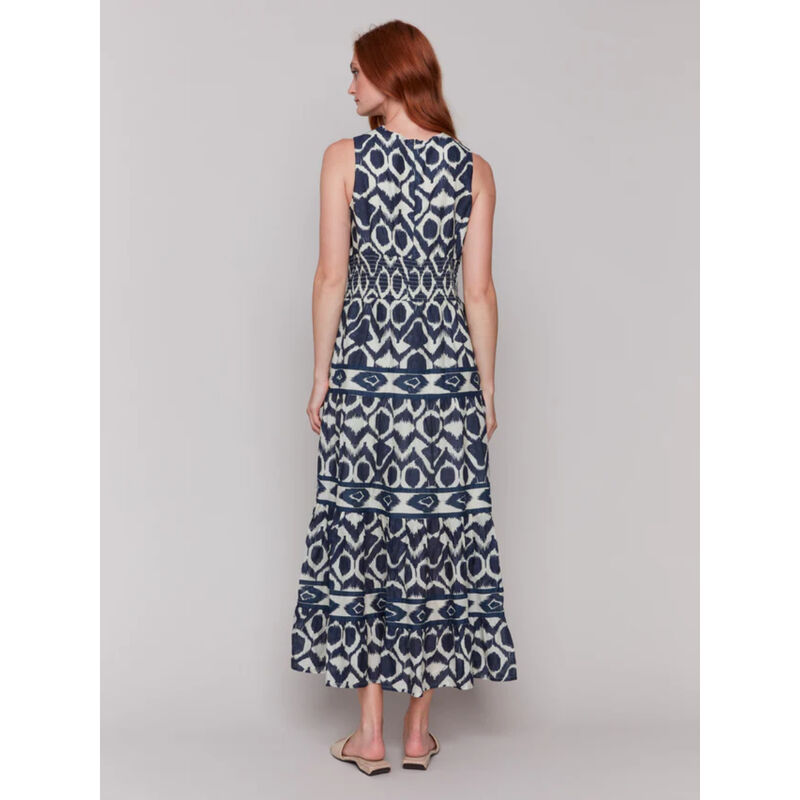 Charlie B Printed Sleeveless Cotton Maxi Dress Womens image number 1