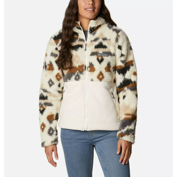 Columbia Winter Pass Sherpa Hooded Full-Zip Fleece Jacket Womens