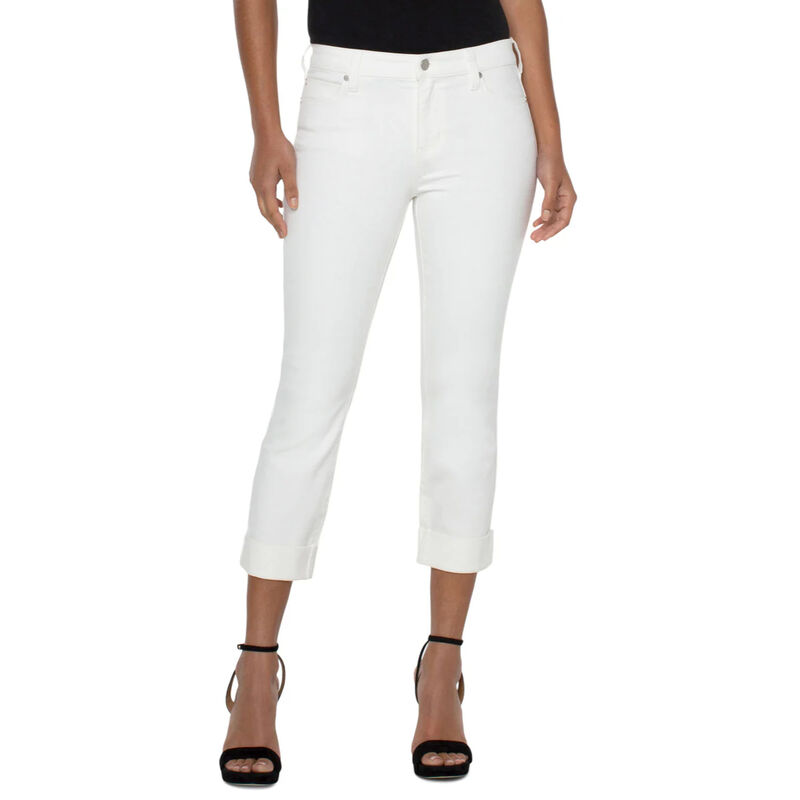 Liverpool Charlie Crop Wide Rolled Cuff Womens image number 0