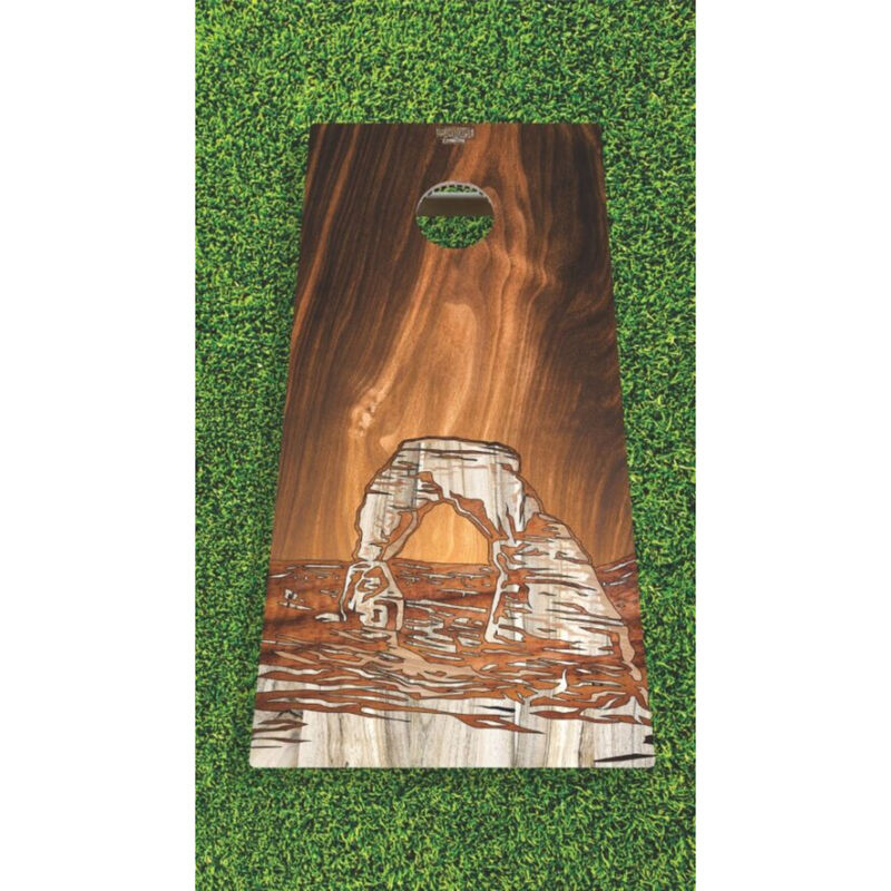 Yardhouse Creations Utah Delicate Arch Cornhole Board + Bags image number 0