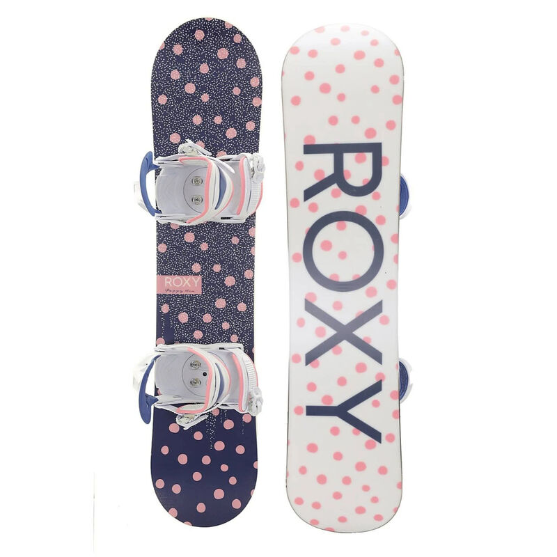 Roxy Poppy Snowboard Package image number 0