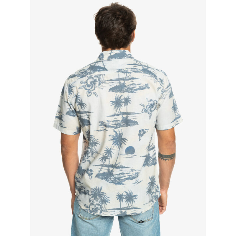 Quiksilver Airflow Cotton Short-Sleeve Shirt Mens image number 4