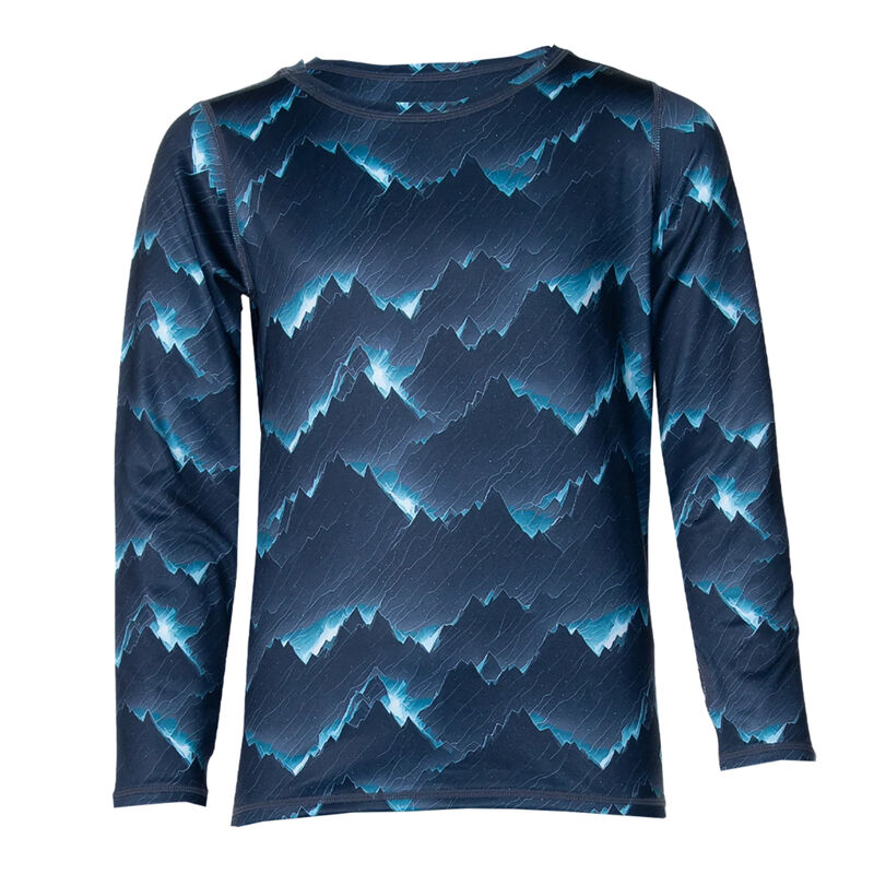 Hot Chillys Micro-Elite Chamois Printed Crewneck Youth image number 0