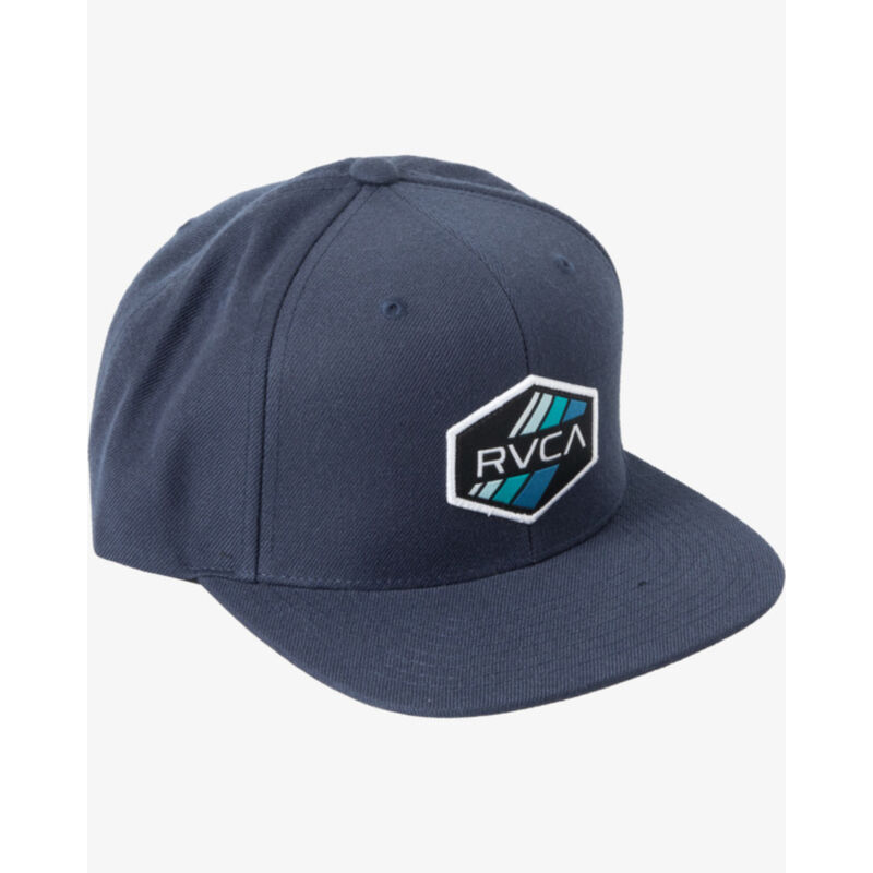 RVCA Stripe Hex Snapback Mens image number 2
