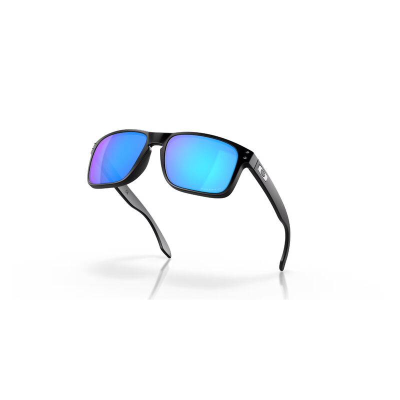 Oakley Holbrook Sunglasses Matte Black/Prizm Sapphire Polarized image number 3