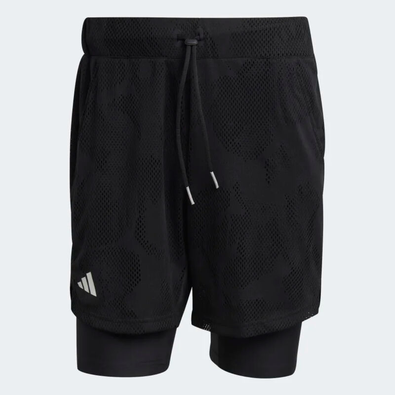 Adidas Melbourne Tennis Two-In-One 7" Shorts Mens image number 0