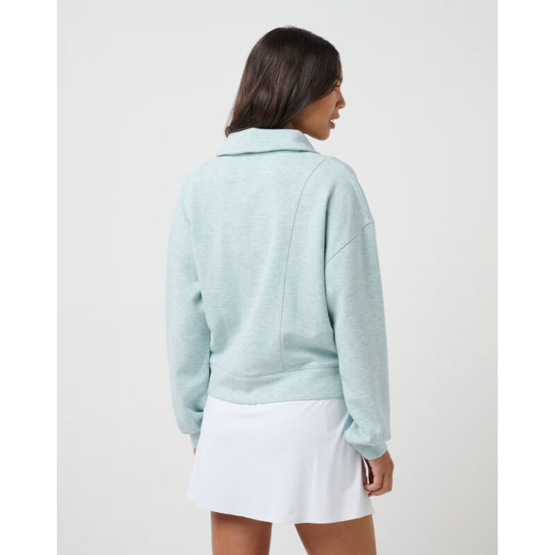 TravisMathew Skyloft Soft Half Zip Womens image number 1