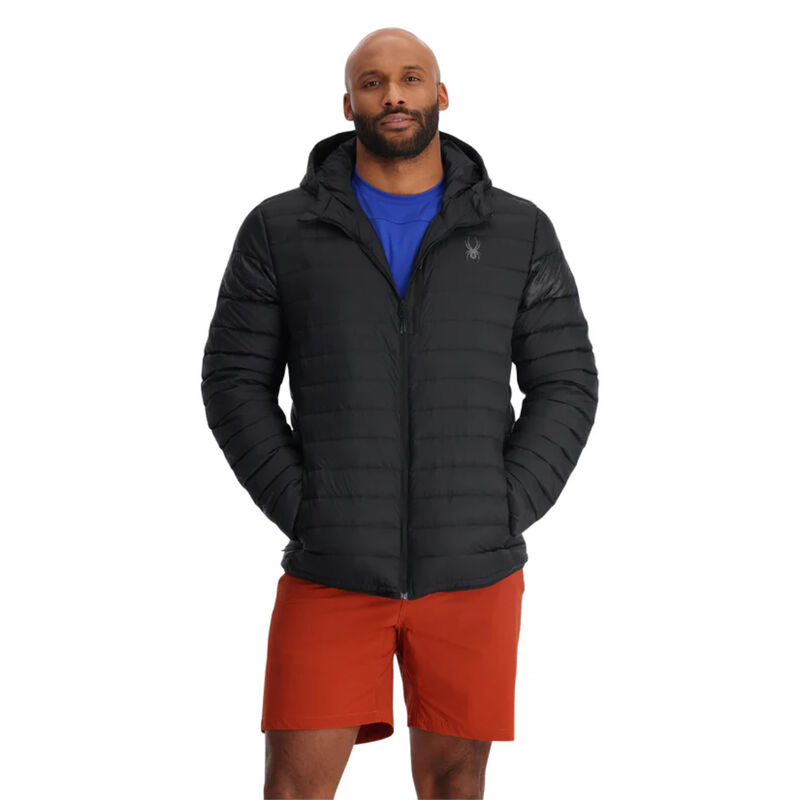 Spyder Zenith Hooded Down Jacket Mens image number 0