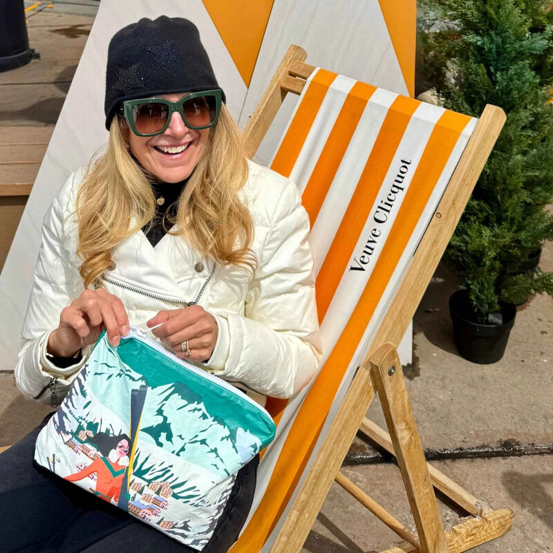 Hi Love Medium Zipper Pouch image number 1