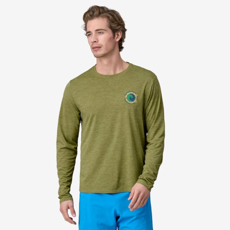 Patagonia Long-Sleeved Capilene® Cool Daily Graphic Shirt Mens image number 2