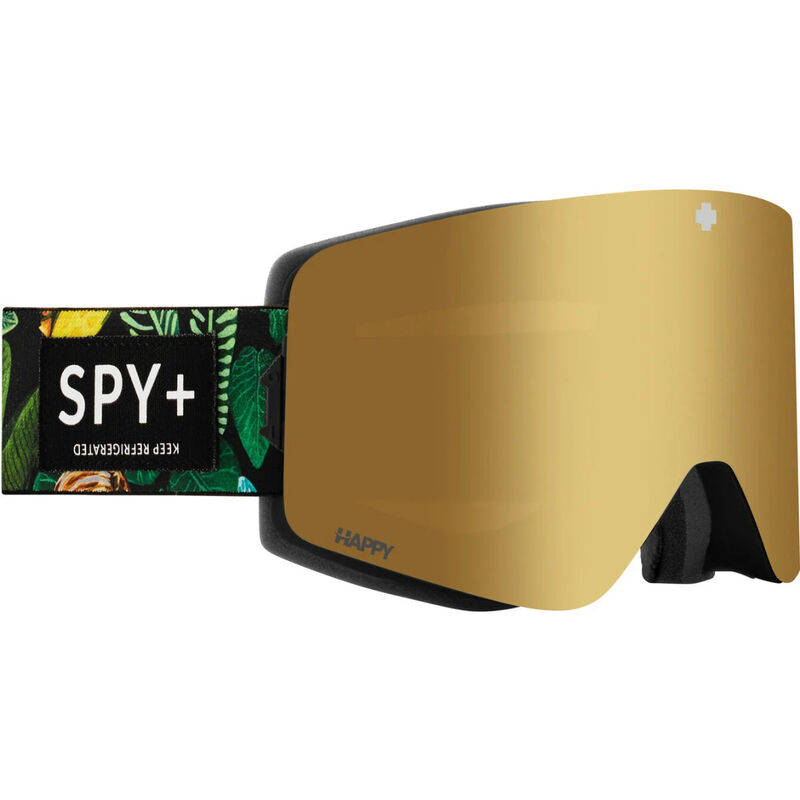 Spy Marauder SE Happy Bronze Gold Mirror + Happy LL Yellow Green Mirror Goggles image number 0