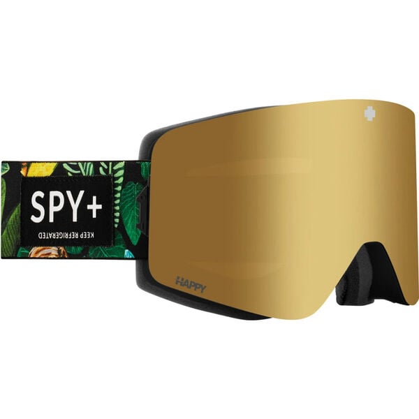Spy Marauder SE Happy Bronze Gold Mirror + Happy LL Yellow Green Mirror Goggles
