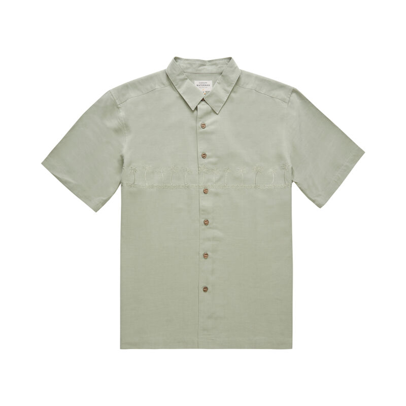 Quiksilver Waterman Tahiti Palms Short Sleeve Shirt Mens image number 0