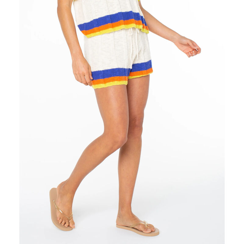 Roxy Cabana Club Striped Shorts Womens image number 1