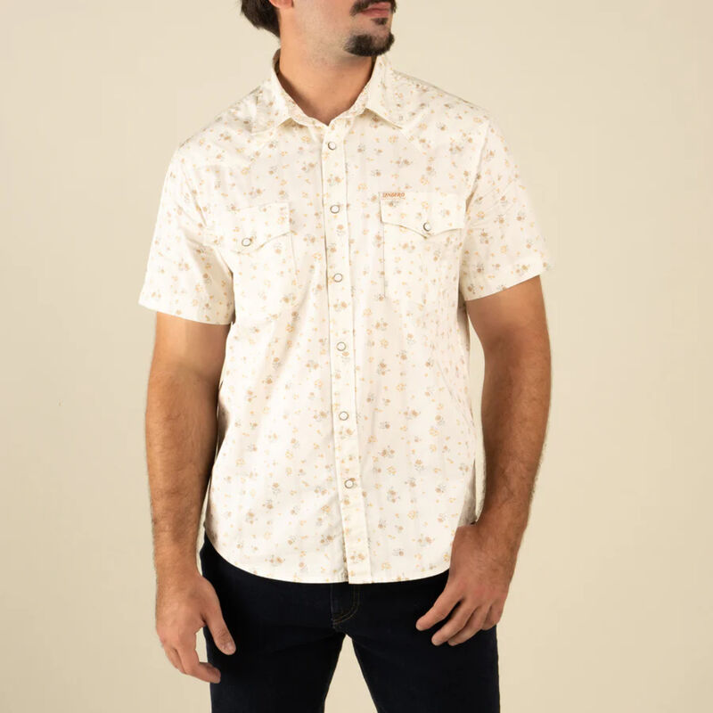 Sendero The Wyatt Pearl Snap Short Sleeve Serape Shirt Mens image number 1