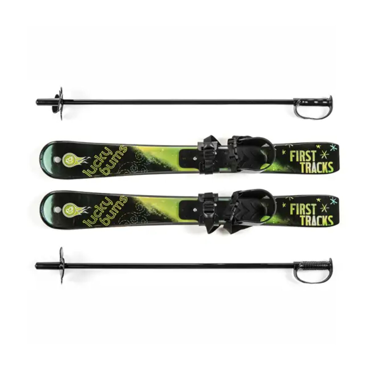 Lucky Bums Beginner Skis + Poles Toddler | Christy Sports