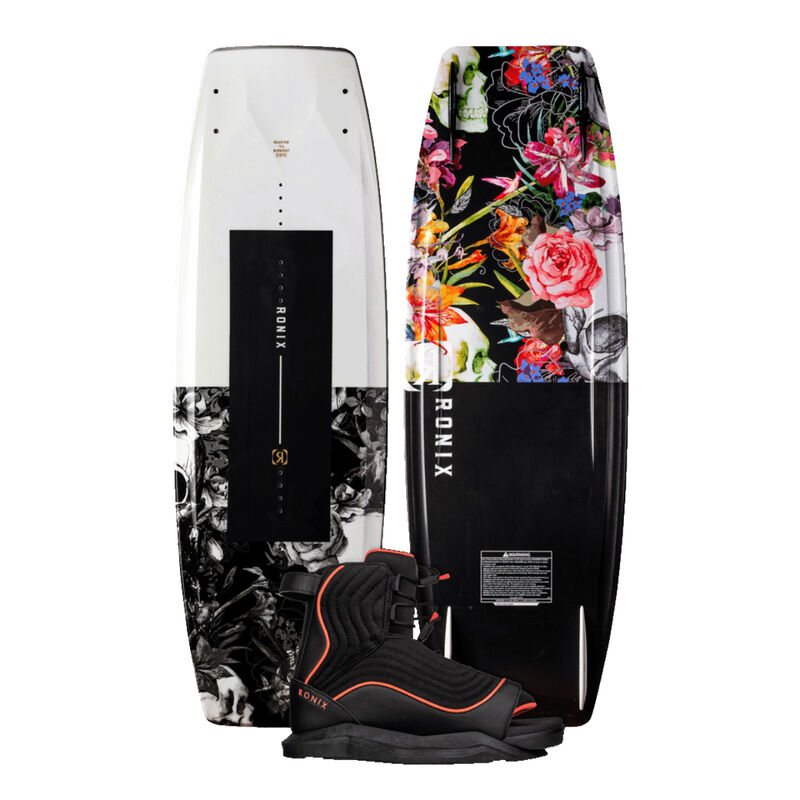 Ronix Quarter 'Til Midnight Wakeboard With Luxe Boots Womens image number 0
