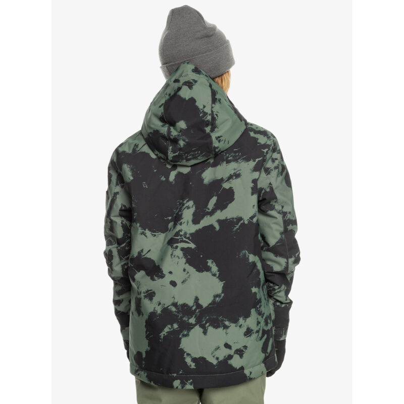 Quiksilver Mission Printed Block Insulated Snow Jacket Junior Boys image number 10
