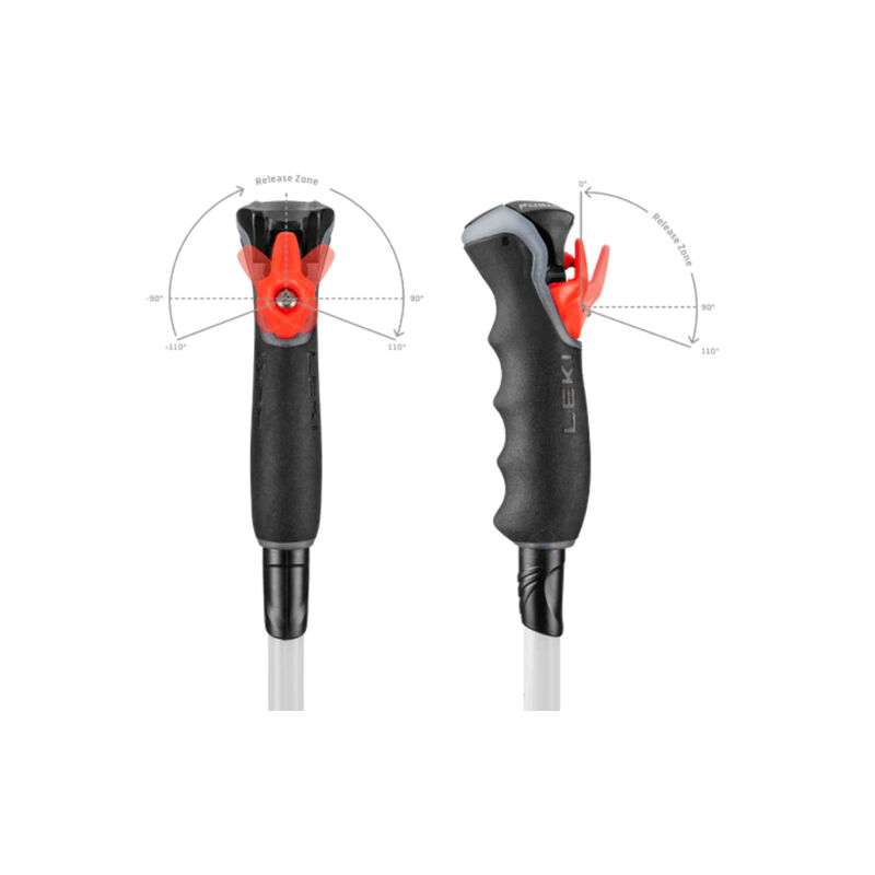 Leki Carbon 14 3D Ski Poles Womens image number 2