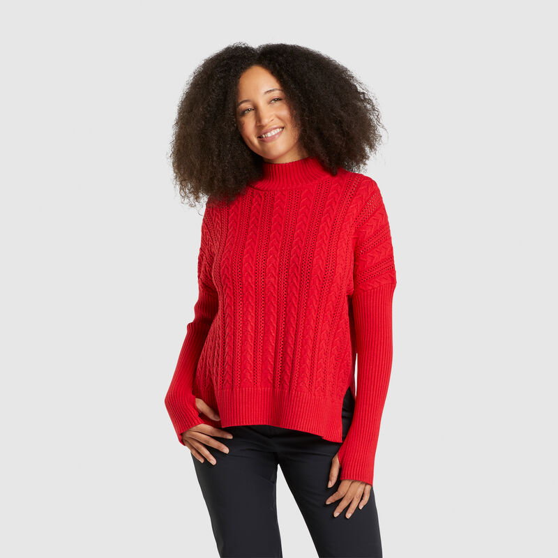 Krimson Klover Cable Sweater Womens image number 1