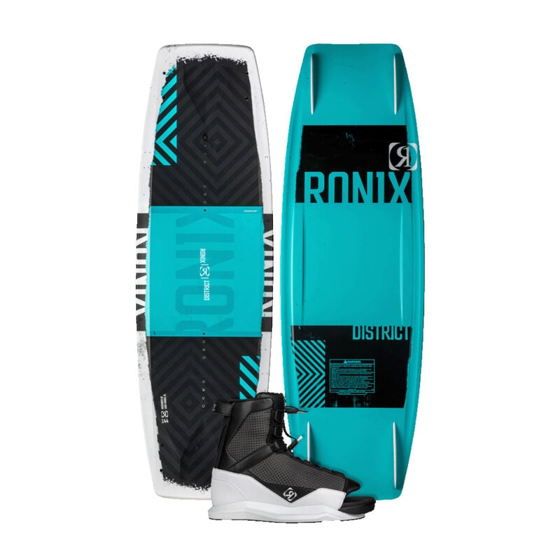 Ronix District Wakesurf Board w/ District Boots image number 0