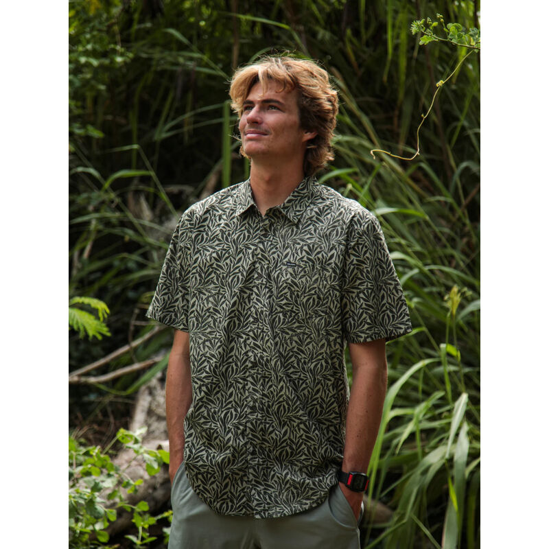 Volcom Falling Leaf Short Sleeve Shirt Mens image number 2