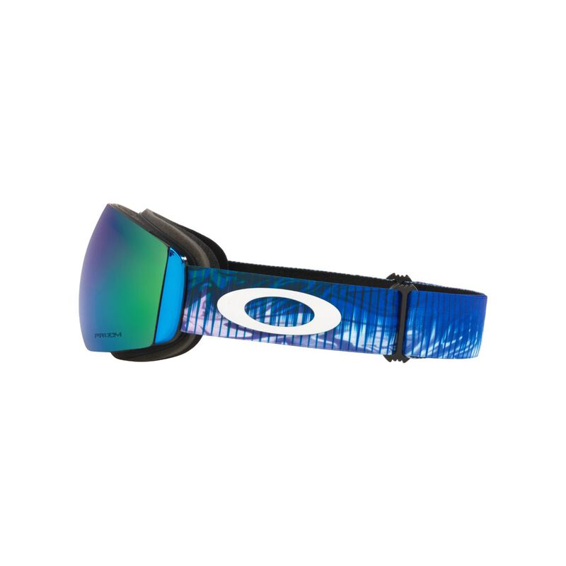 Oakley Flight Deck XM - Mikaela Shiffrin Signature, Prizm Snow Jade Iridium Lenses w/ Abstract Blue Strap Goggles image number 3