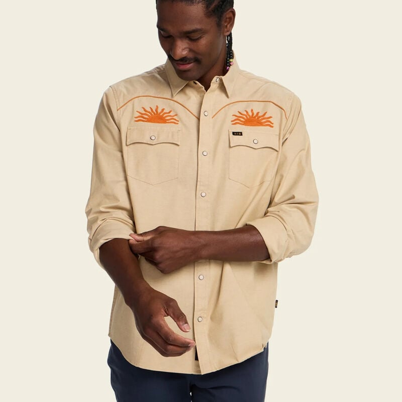Howler Brothers Crosscut Deluxe Snapshirt Mens image number 1
