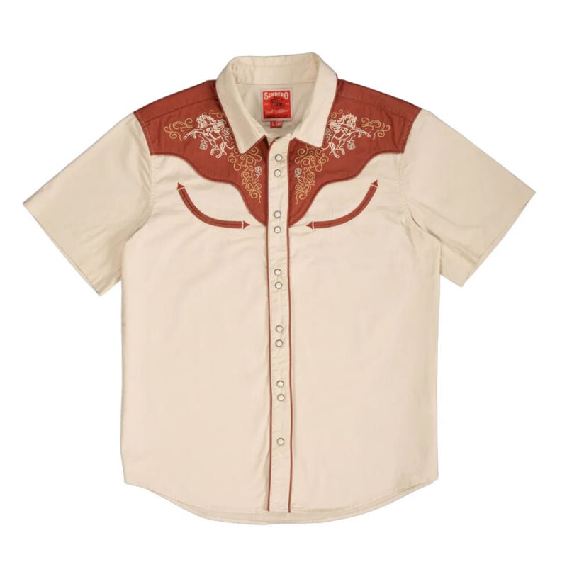 Sendero The Cody Western Short Sleeve Shirt Mens image number 0