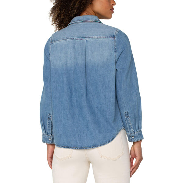 Liverpool Button Down Shirt With Pockets Womens