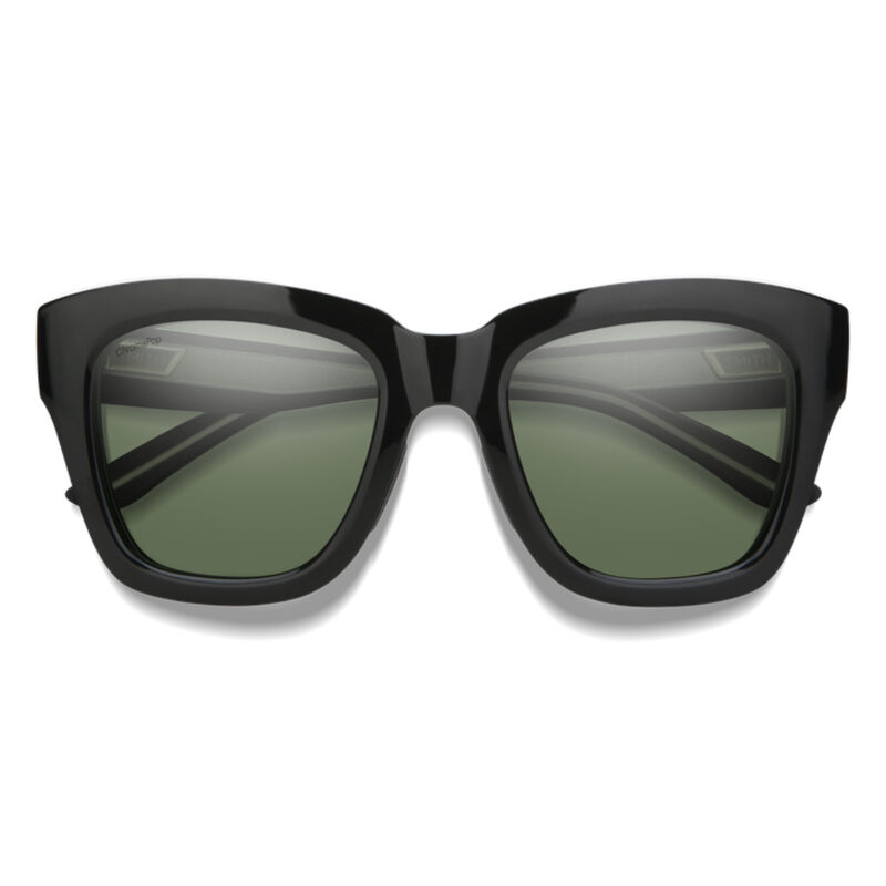 Smith Sway Matte Black + ChromaPop Polarized Gray Green Lens Sunglasses image number 1