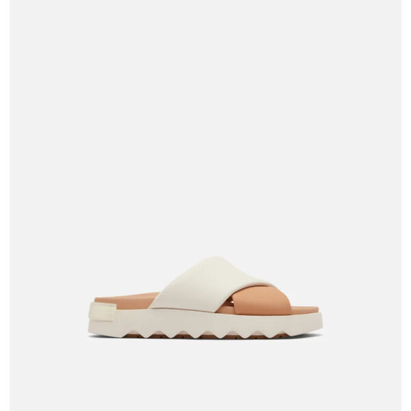Sorel Vibe Crisscross Slide Flat Sandals Womens