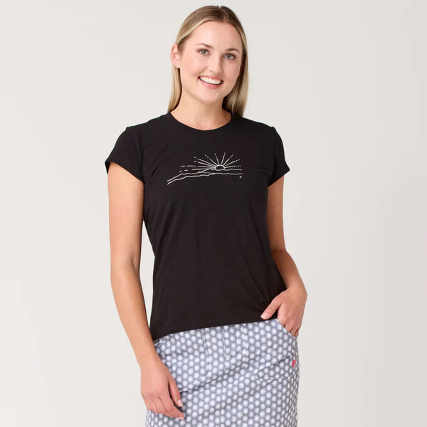 Krimson Klover Aila Graphic Short Sleeve Top Womens