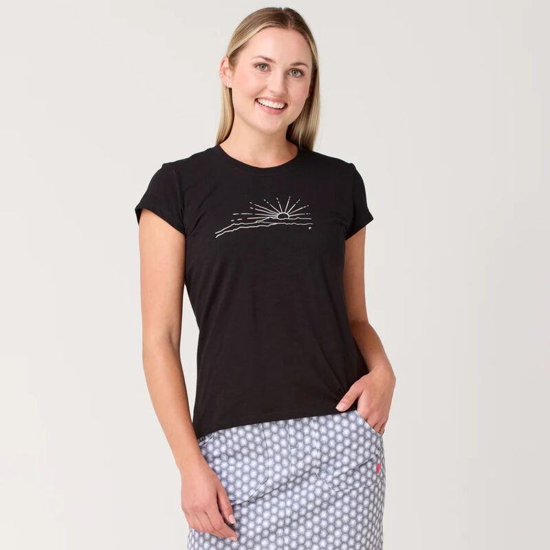 Krimson Klover Aila Graphic Short Sleeve Top Womens image number 0