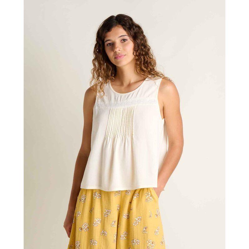Toad&Co Manzana Pin Tuck Tank Womens image number 0
