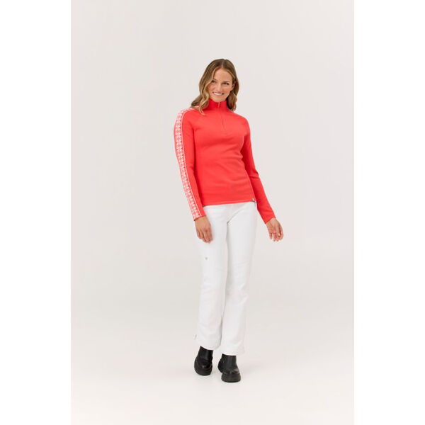 Krimson Klover Slalom Zip Neck Sweater Womens