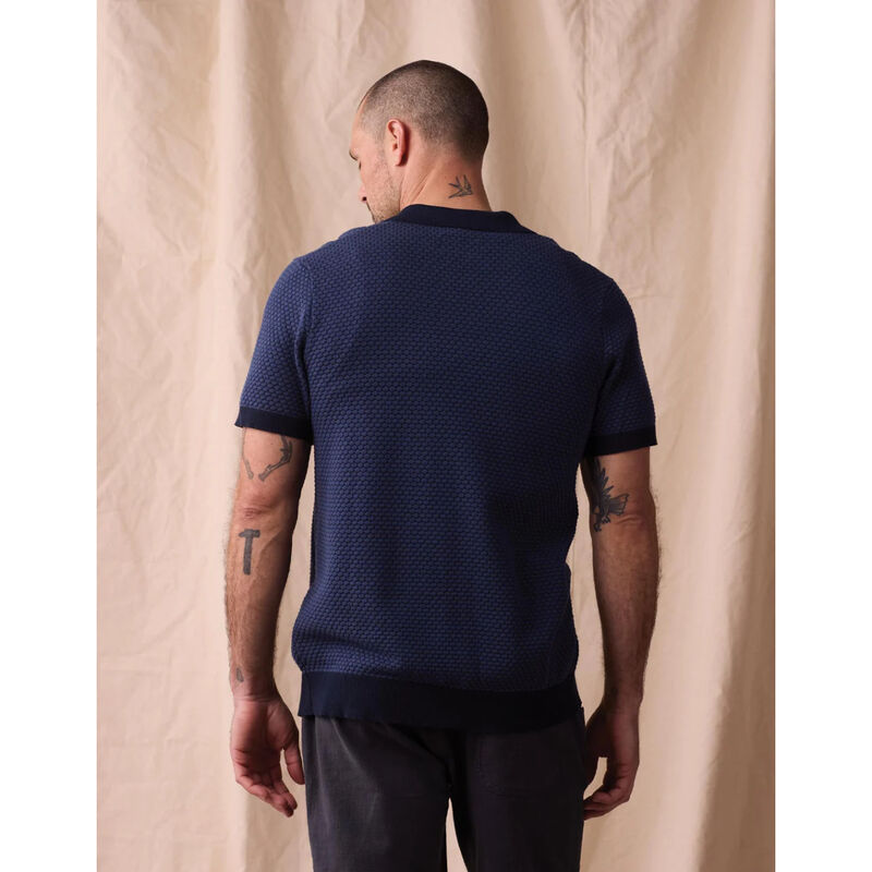 The Normal Brand Robles Knit Jacquard Buttom Up Mens image number 2