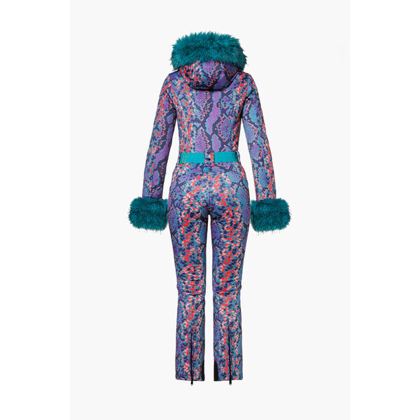 Goldbergh Zafira Ski Suit w/ Faux Fur Border Womens