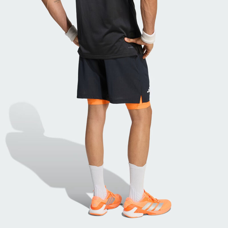 Adidas Tennis Climacool Shorts & Inner Shorts Set Mens - Black image number 2