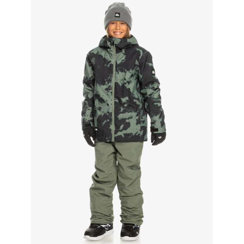 Quiksilver Mission Printed Block Insulated Snow Jacket Junior Boys image number 8