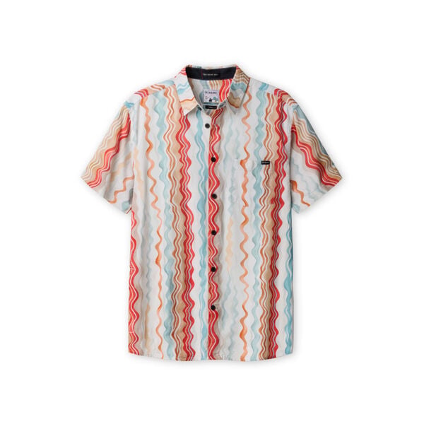 Baja Llama Cross Your Waves Button Up Shirt Mens