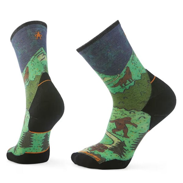 Smartwool Trail Run Neature Print Crew Socks Mens