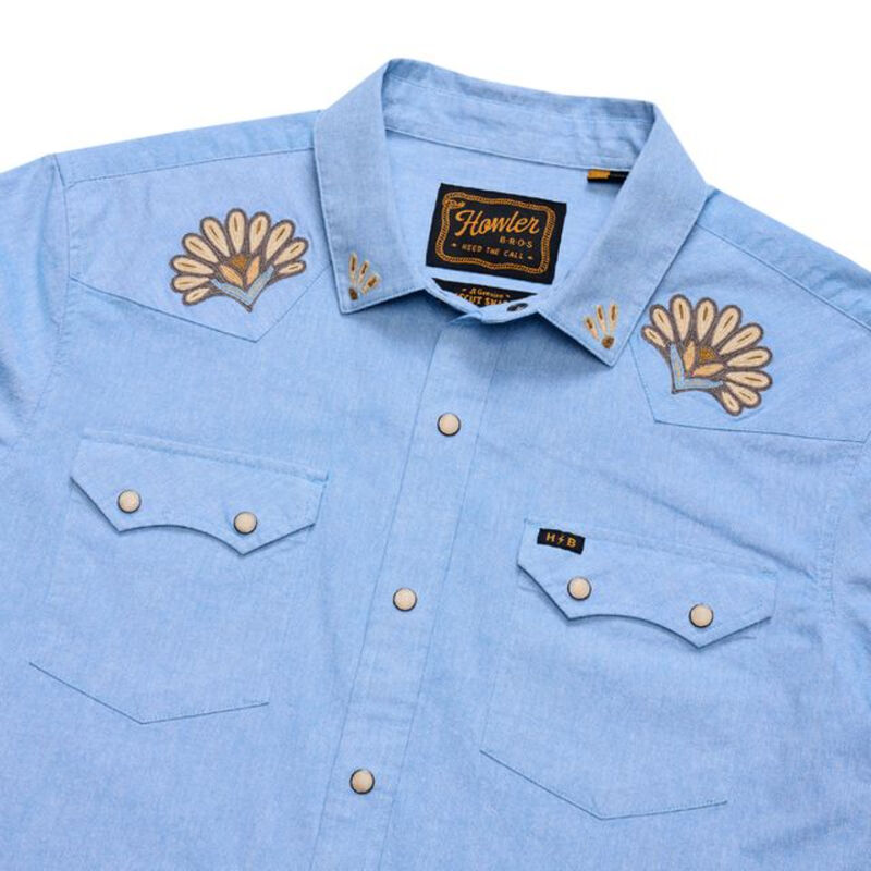 Howler Brothers Crosscut Deluxe Snapshirt Mens image number 5