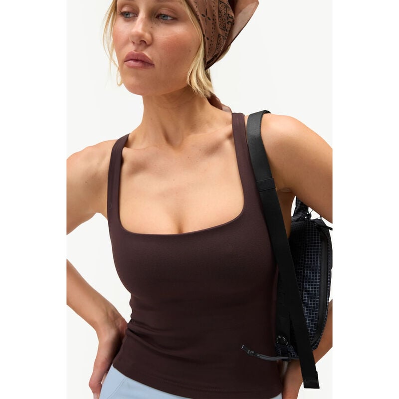 Halfdays Joan Square Neck Tank in MeltEffect Womens image number 2