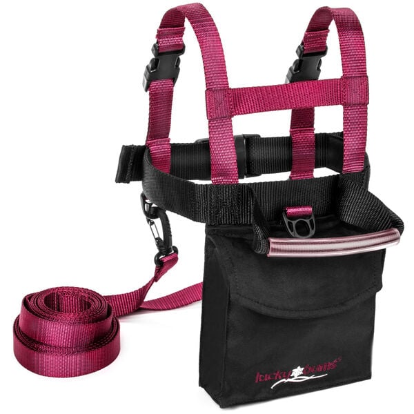 Lucky Bums Ski Trainer Harness with Grip ‘n Guide Handle, Leashes and Backpack