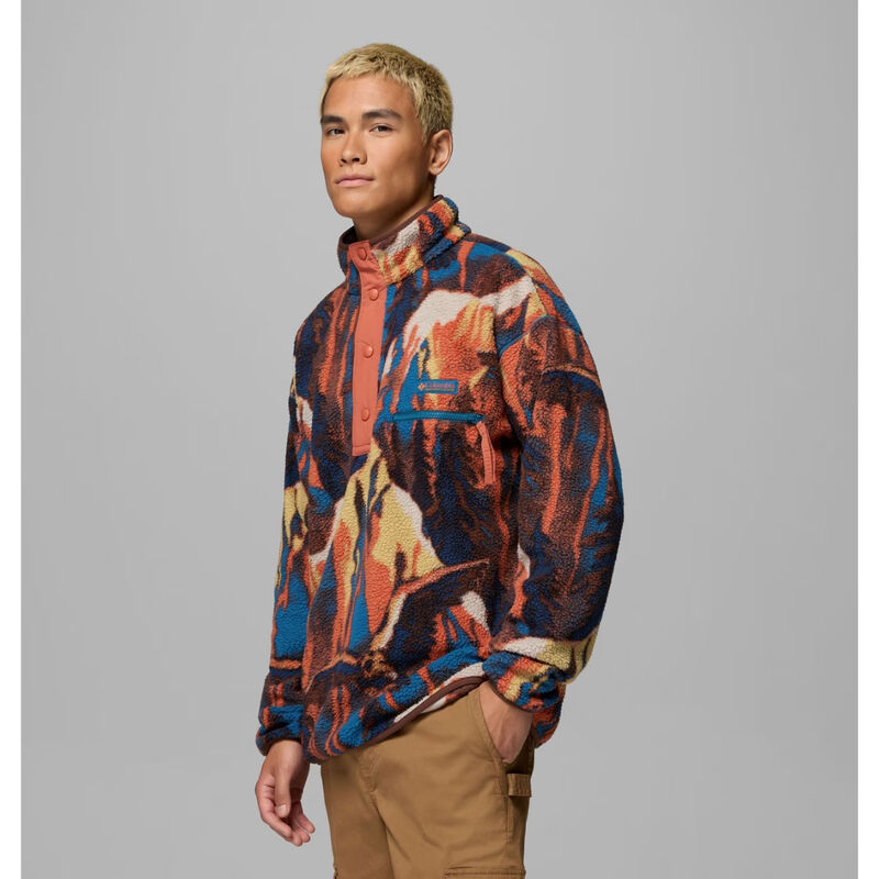 Columbia Helvetia II Printed Half Snap Mens Fleece image number 1