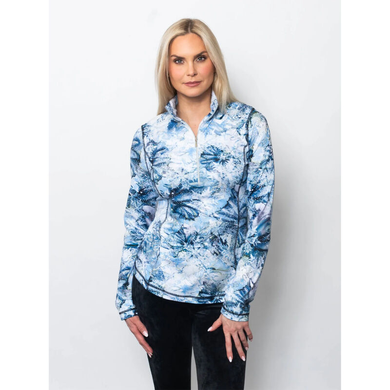 Sno Skins Microfiber Quarter Zip Top Womens image number 0