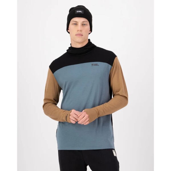 Mons Royale Yotei Merino Powder Hood Long Sleeve Mens