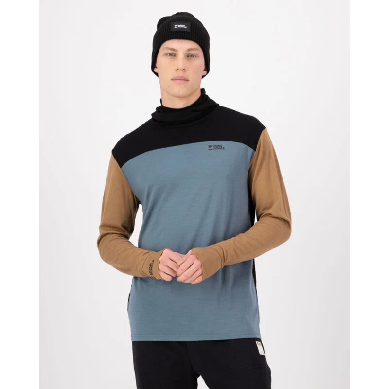 Mons Royale Yotei Merino Powder Hood Long Sleeve Mens image number 1