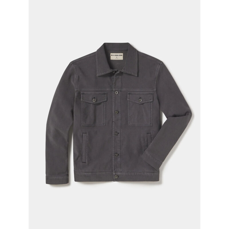 The Normal Brand Comfort Terry Trucker Jacket Mens image number 1